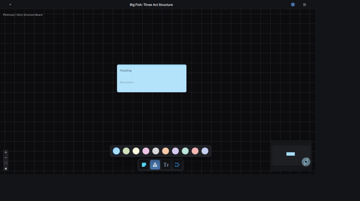 The structure board's top bar, showing the Save button and the help video button beside it.